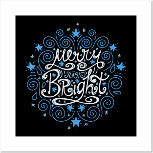 Merry and Bright Posters and Art